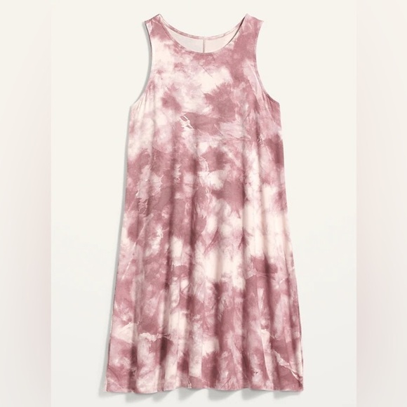 5/$25 Old Navy Sleeveless Jersey-Knit Swing Dress - Picture 1 of 5